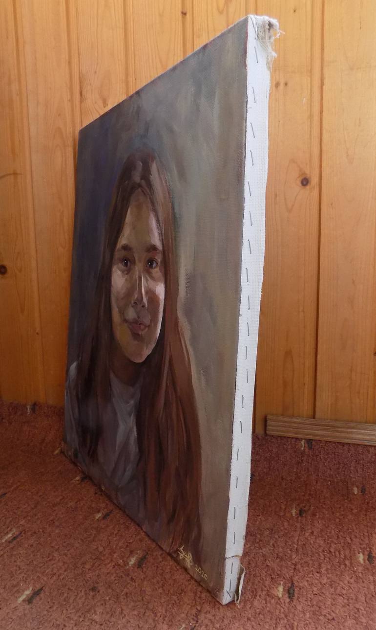 Original Fine Art Portrait Painting by Natalia Gorn