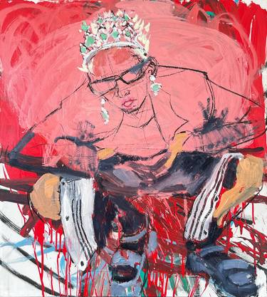 Original Expressionism Fashion Paintings by Raimonda Petraite