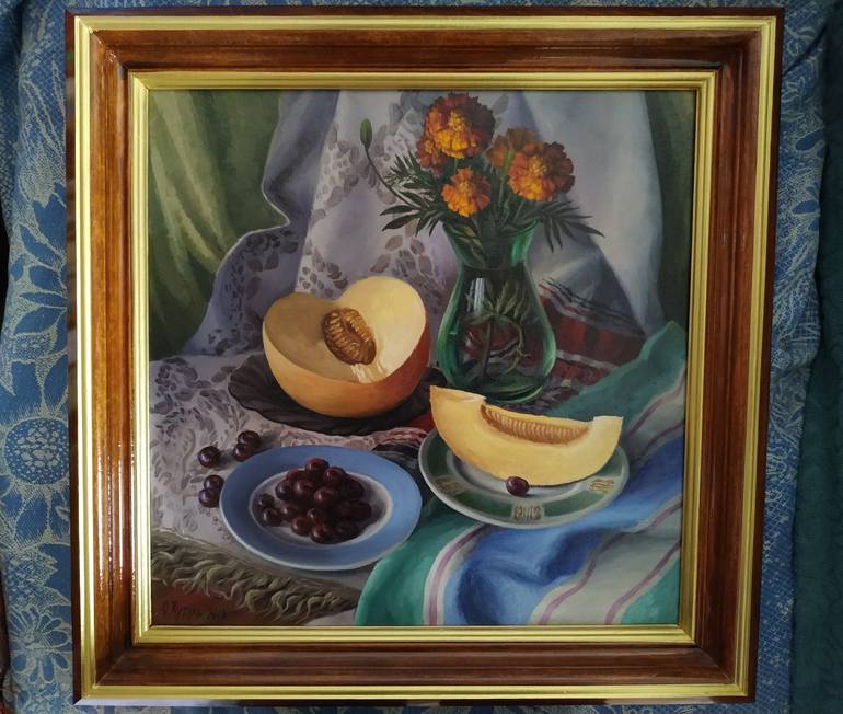 Original Fine Art Still Life Painting by oleksandr kutil