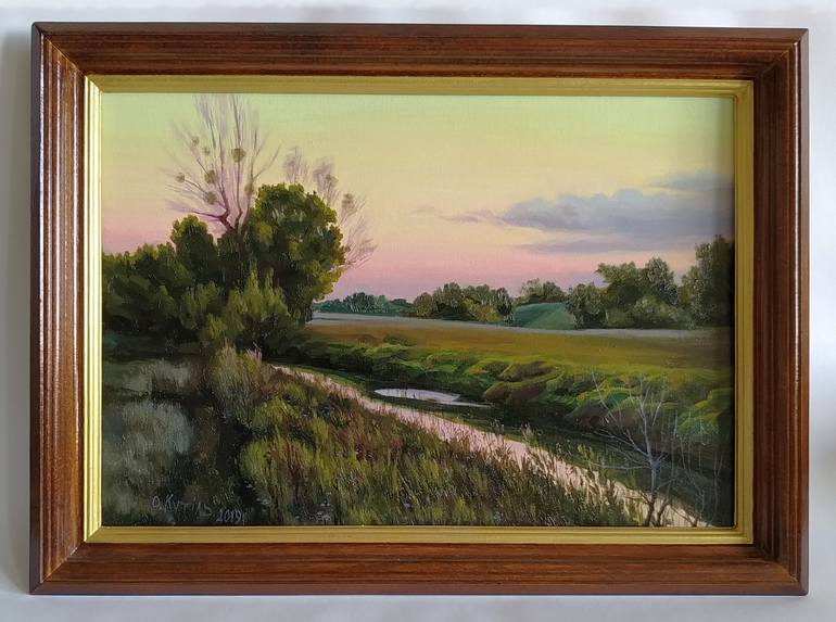 Original Fine Art Landscape Painting by oleksandr kutil