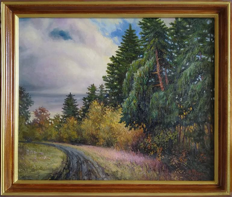 Original Realism Landscape Painting by oleksandr kutil