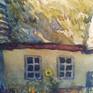 The old house in the grove belonged to a man who took care of the grave of the poet Taras Shevchenko.