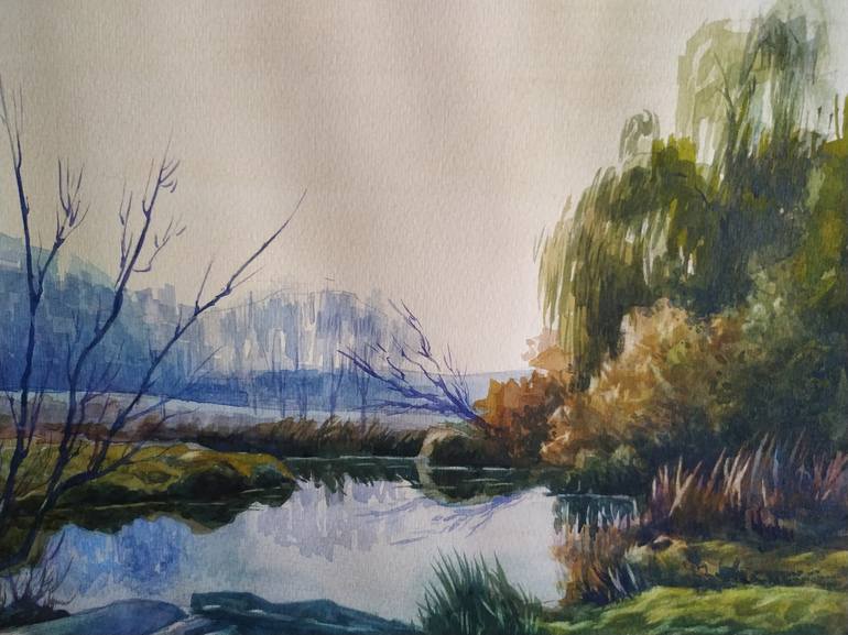 Original Realism Landscape Painting by oleksandr kutil