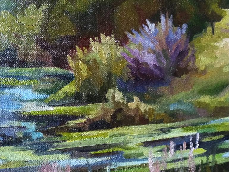 Original Impressionism Landscape Painting by oleksandr kutil