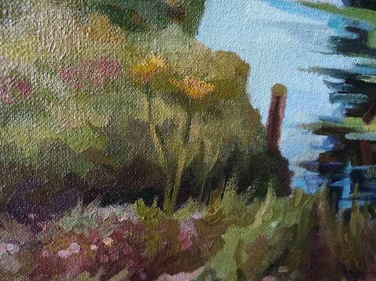 Original Impressionism Landscape Painting by oleksandr kutil