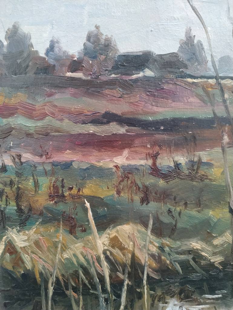 Original Impressionism Landscape Painting by oleksandr kutil