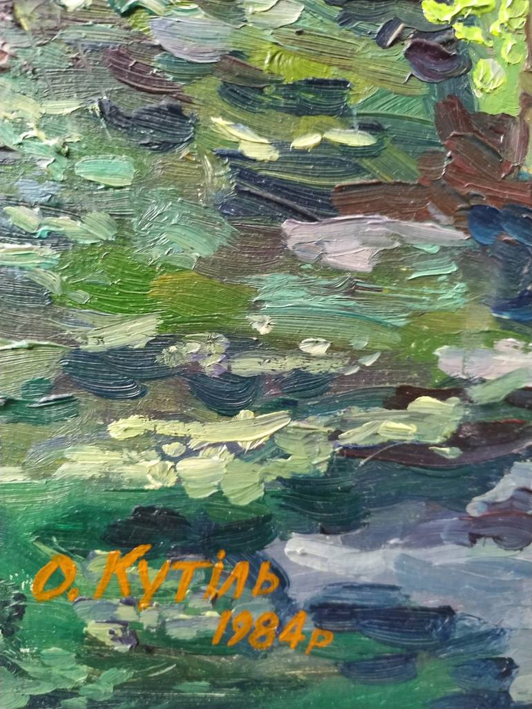 Original Impressionism Landscape Painting by oleksandr kutil