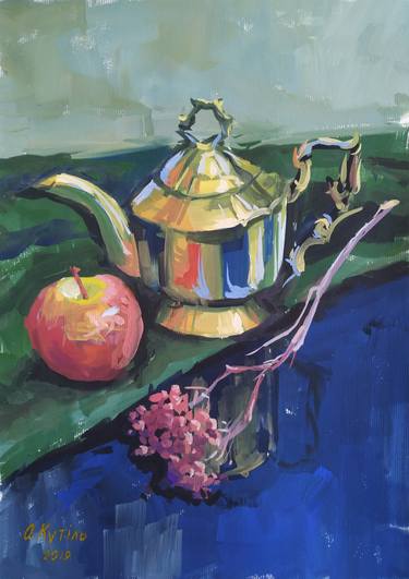 Print of Expressionism Still Life Paintings by oleksandr kutil
