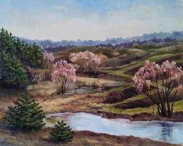 Original Fine Art Landscape Paintings by oleksandr kutil