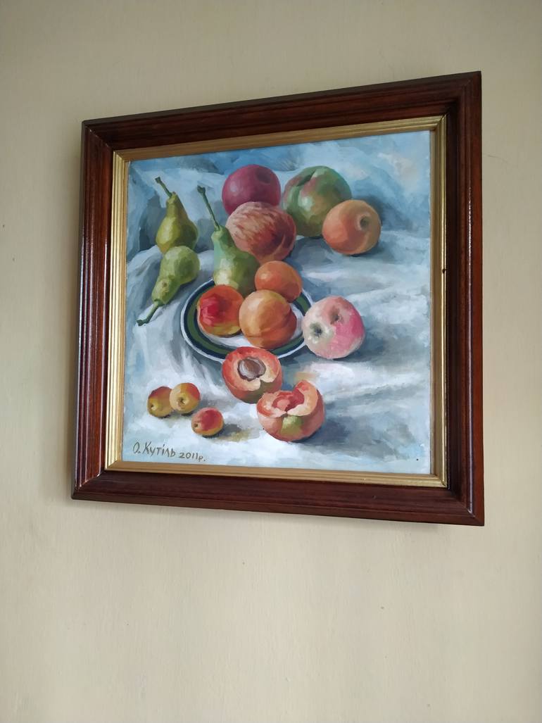 Original Impressionism Still Life Painting by Oleksandr Kutil