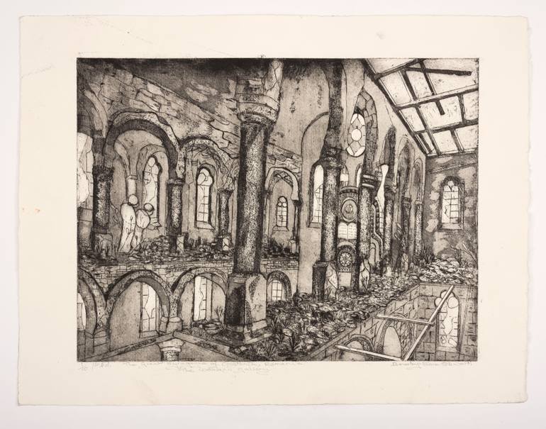 Original Figurative Religion Printmaking by Beverley-Jane Stewart