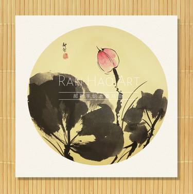 Print of Art Deco Floral Paintings by RAN HAO