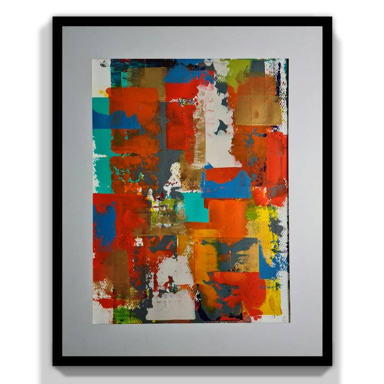 Original Abstract Expressionism Abstract Painting by Ana Marlene Lima