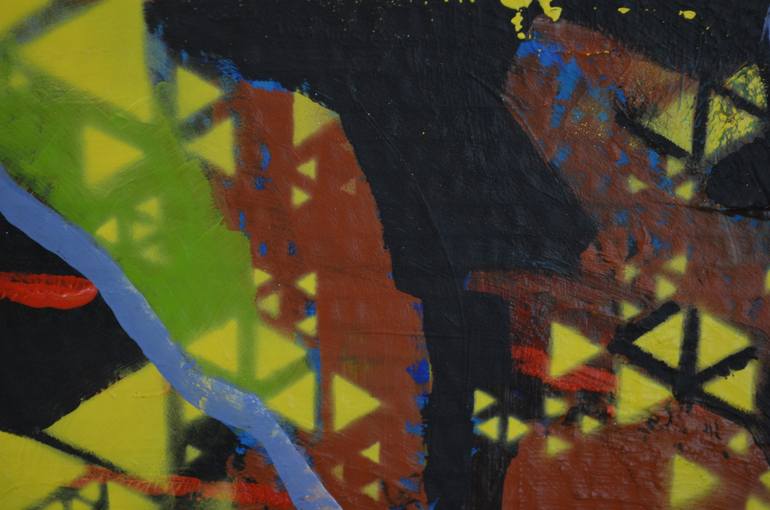 Original Street Art Landscape Painting by Pamela Kenny-Levick