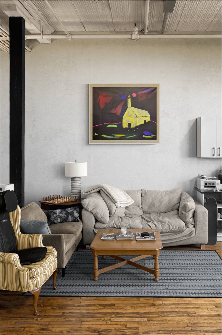 Original Abstract Expressionism Landscape Painting by Pamela Kenny-Levick