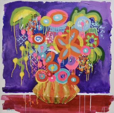 Original Expressionism Botanic Painting by Pamela Kenny-Levick