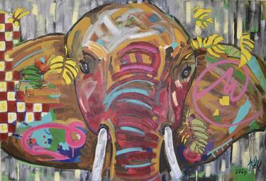 Original Pop Art Animal Paintings by Pamela Kenny-Levick