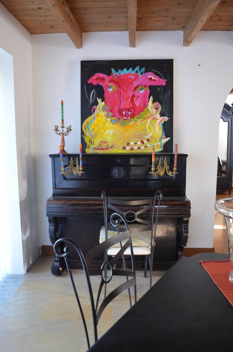 Original Modernism Animal Painting by Pamela Kenny-Levick