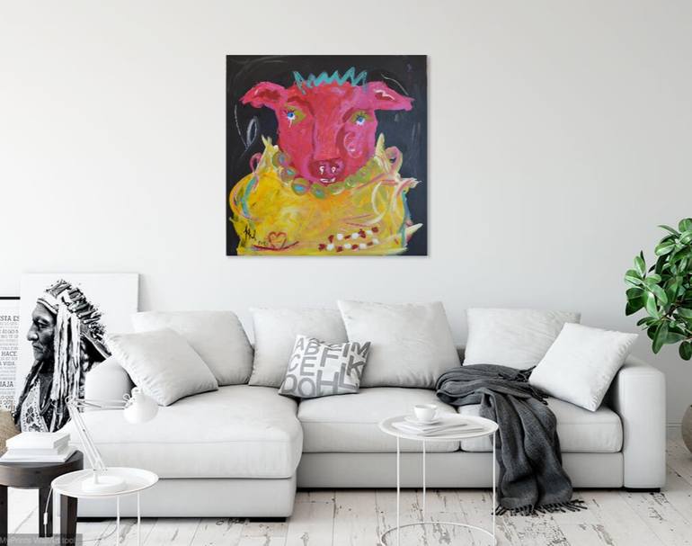 Original Modernism Animal Painting by Pamela Kenny-Levick