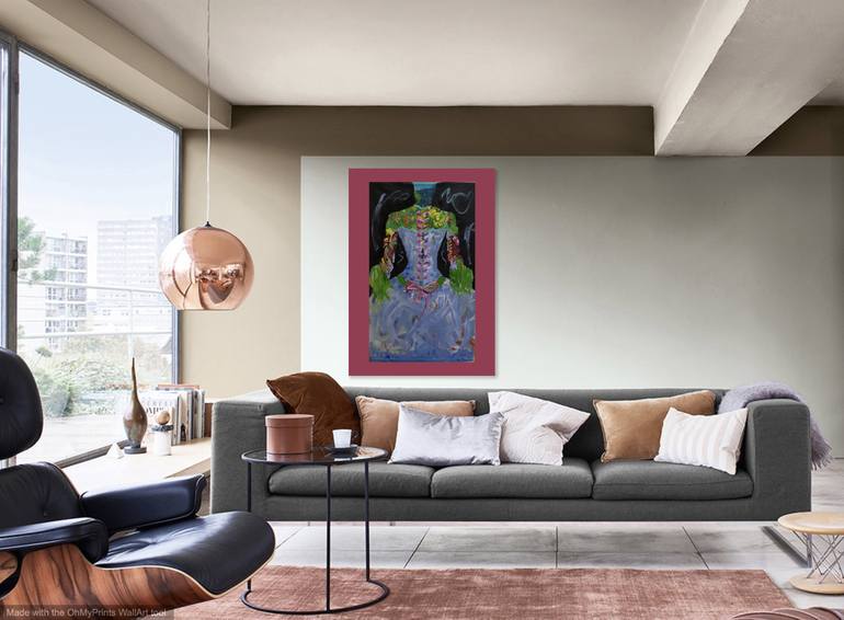 Original Expressionism Fashion Painting by Pamela Kenny-Levick