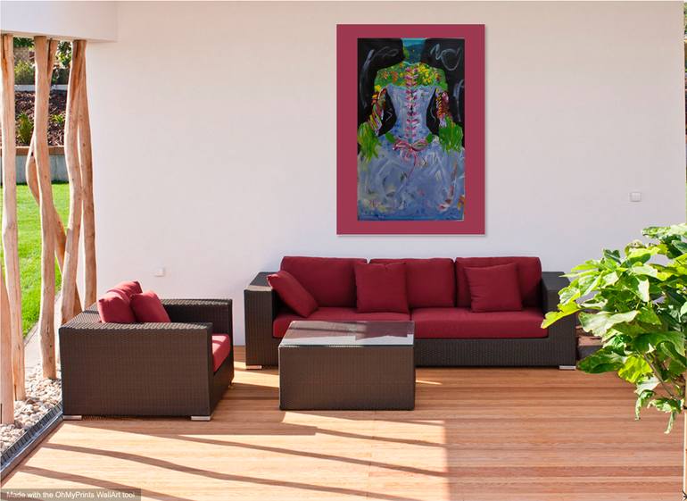 Original Expressionism Fashion Painting by Pamela Kenny-Levick