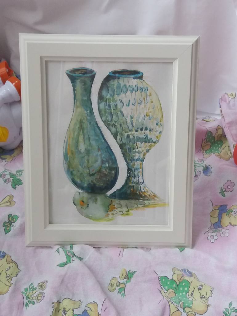 Original Fine Art Still Life Painting by Olga Zavyalova