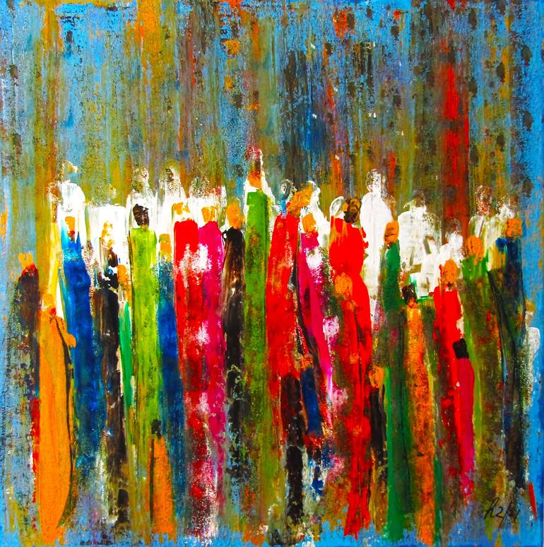 Come Together Painting by Heinz Kreis | Saatchi Art