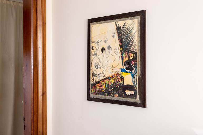 Original Expressionism Men Painting by Thierry Delsart