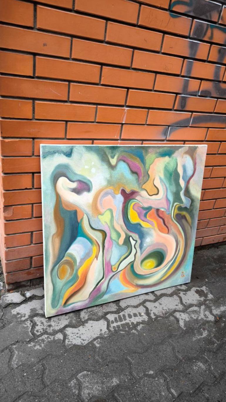 Original Symbolism Abstract Painting by Svitlana Melnychuk