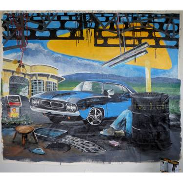 Print of Automobile Paintings by Leandro Cunha