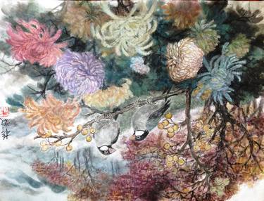 Original Realism Floral Paintings by Wong Tszmei