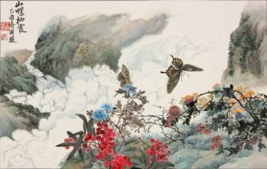 Original Expressionism Landscape Paintings by Wong Tszmei