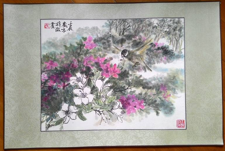 Original Fine Art Nature Painting by Wong Tszmei