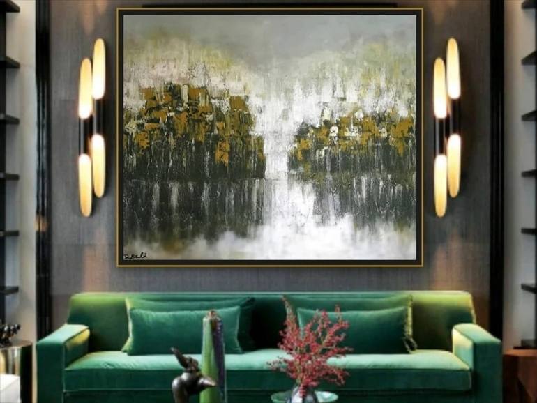 Original Fine Art Abstract Painting by Dina Alzaatreh