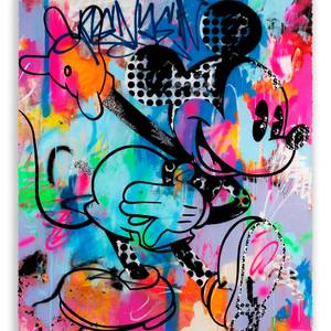 GRAFFITI MICKEY XL - Hand Finished Print (No.5/15)