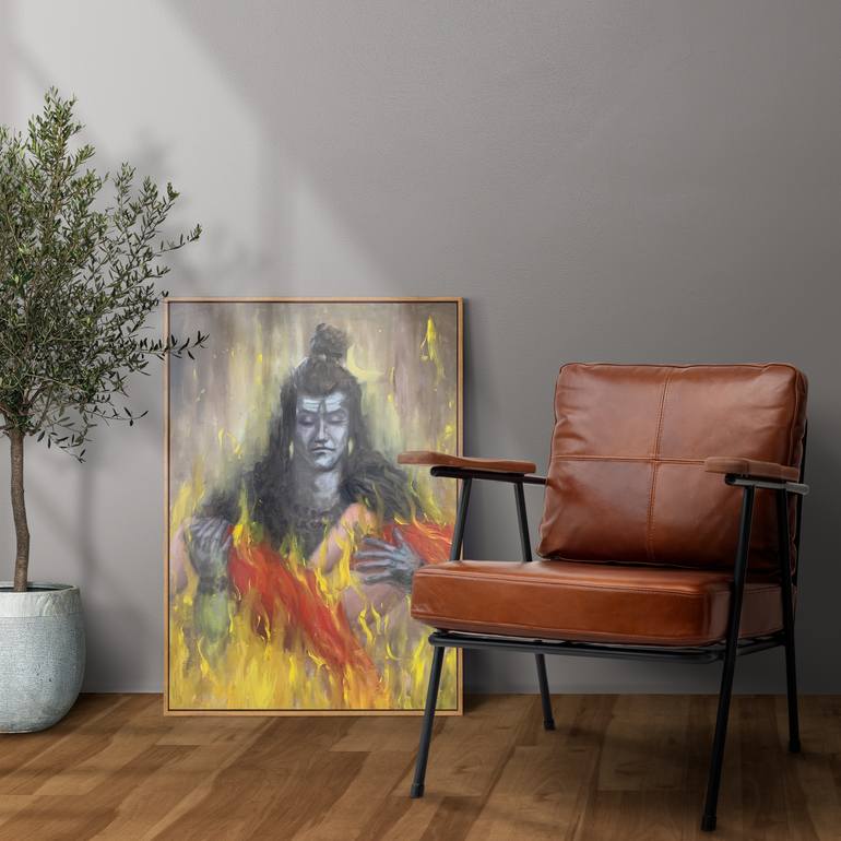 Original Impressionism People Painting by Lalit Kapoor