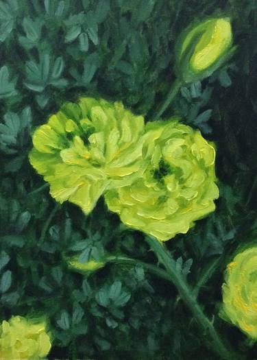Original Impressionism Floral Paintings by Lalit Kapoor