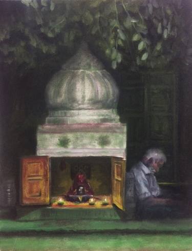 Print of Impressionism Religious Paintings by Lalit Kapoor