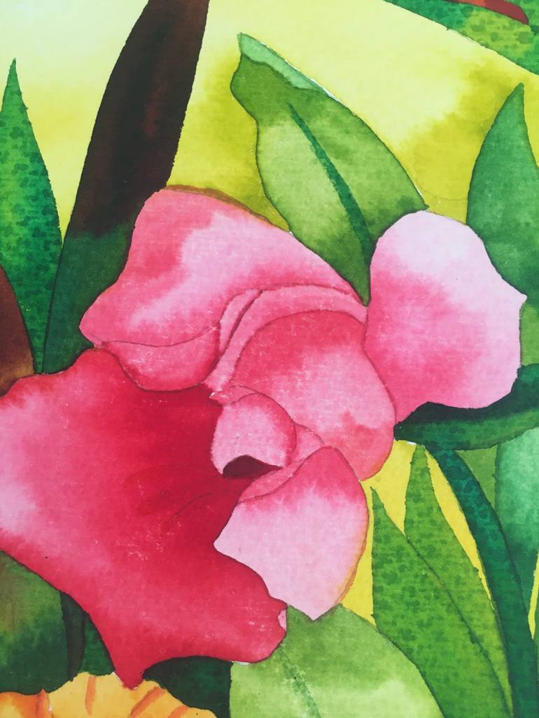 Original Illustration Botanic Painting by Mjose Brignardelli