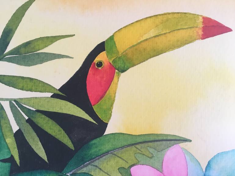 Original Illustration Botanic Painting by Mjose Brignardelli
