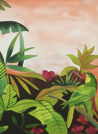 Original Botanic Painting by Mjose Brignardelli