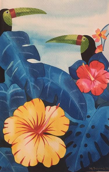 Print of Botanic Paintings by Mjose Brignardelli