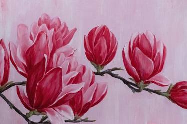 Print of Floral Paintings by Galina Vasiljeva