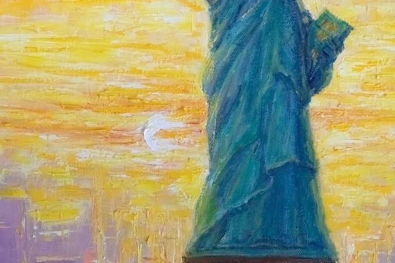 Original Impressionism Architecture Painting by Galina Vasiljeva