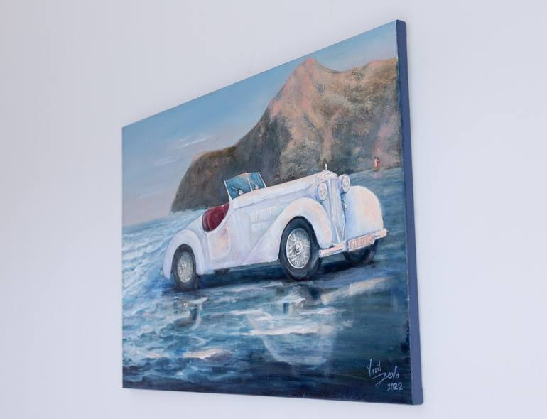 Original Automobile Painting by Galina Vasiljeva