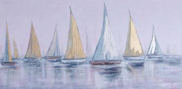 Print of Yacht Paintings by Galina Vasiljeva