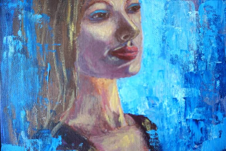 Original Contemporary Women Painting by Galina Vasiljeva