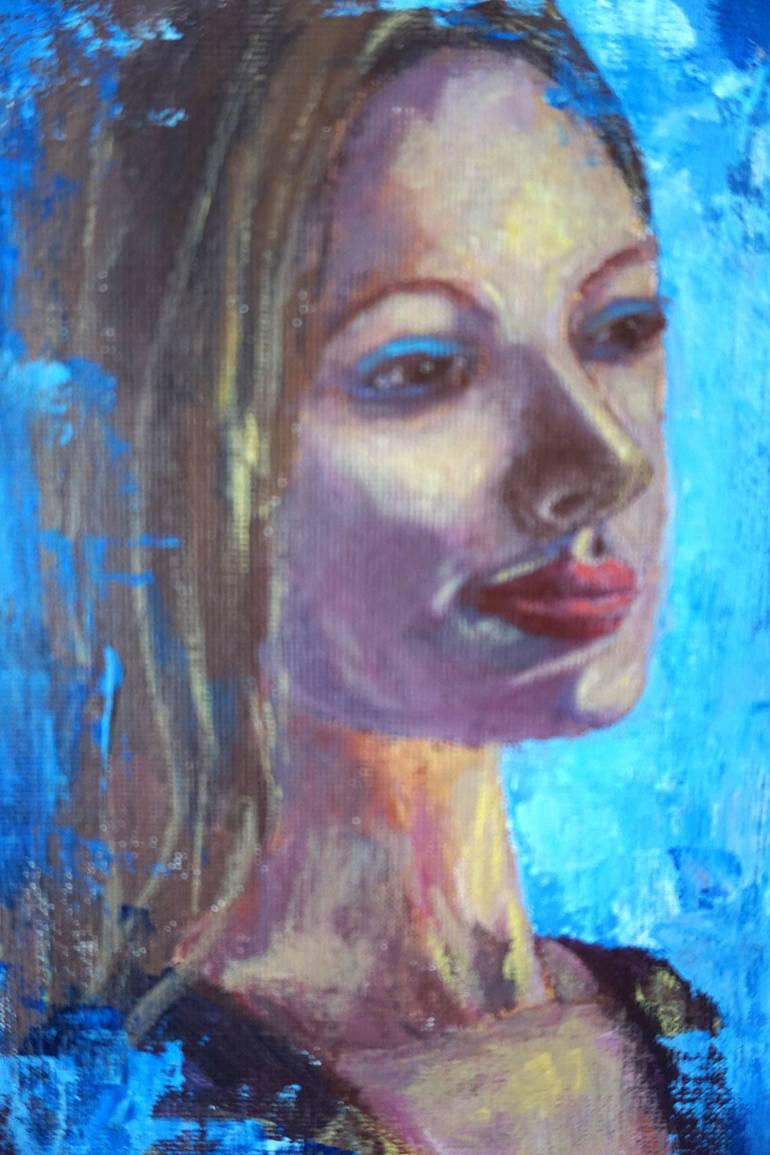 Original Contemporary Women Painting by Galina Vasiljeva