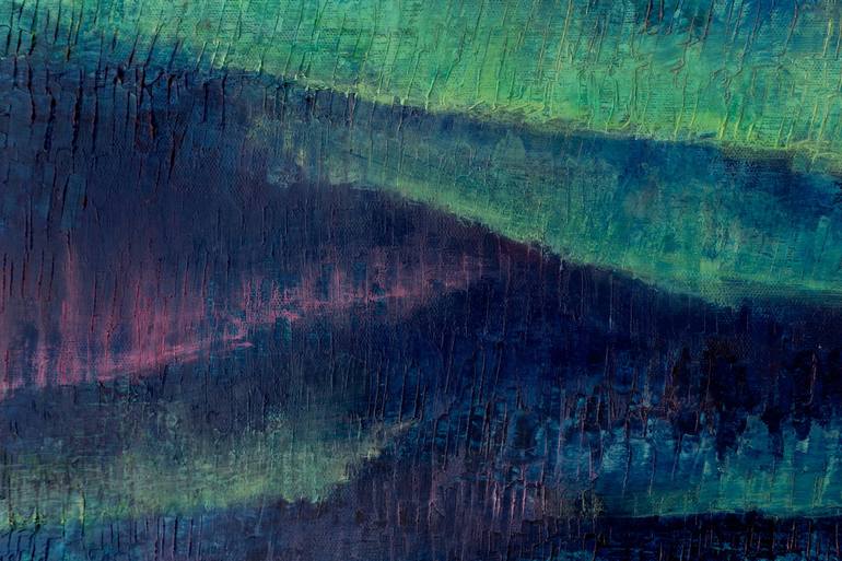 Original Abstract Expressionism Landscape Painting by Galina Vasiljeva