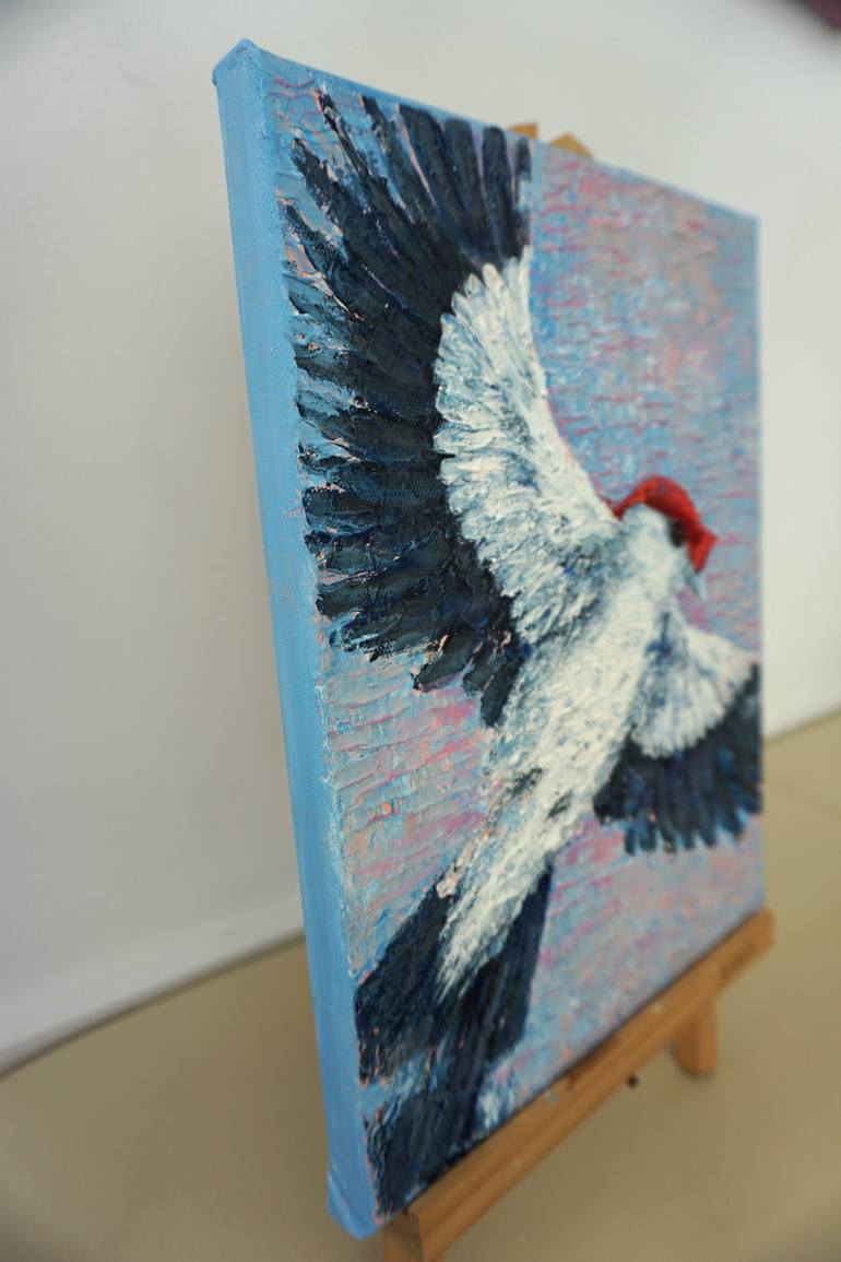 Original Impressionism Animal Painting by Galina Vasiljeva